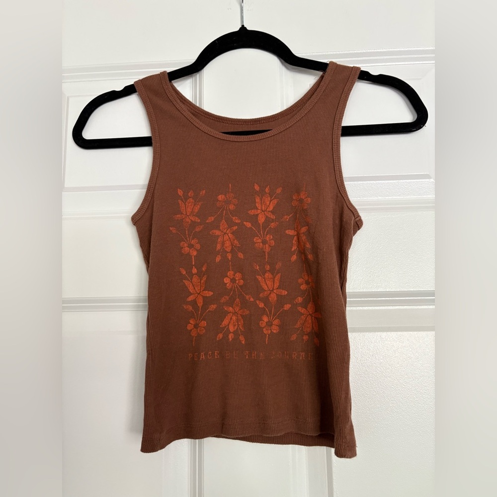 Hollister Brown Tank Top